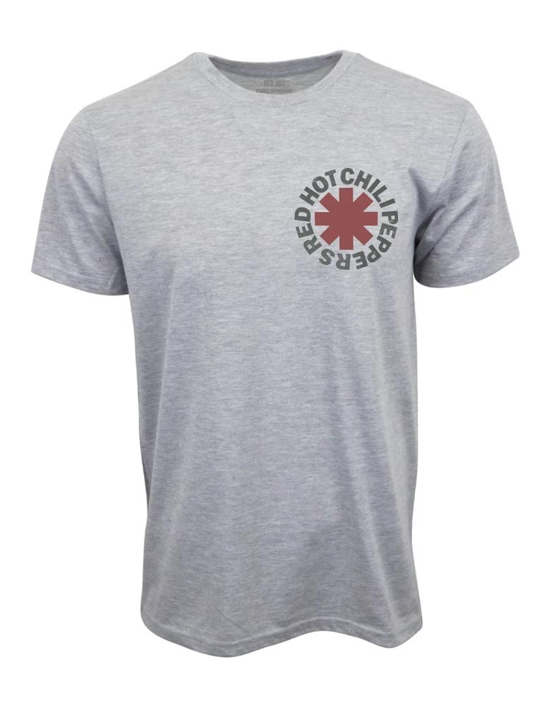 Theredhot Peppers Unisex Adult T Shirt Gray