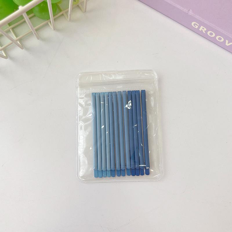 Children'S Gradual Change Of Color Simple Bb Clip Headgear Fashionable Girl One-Word Clip Side Clip Fixed Broken Hair Bangs Hairpin Card