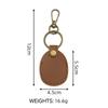 Keyring For Airtags Protective Case Retro High Quality Leather Keychain For Apple Anti-lost Tracker Locator Device Accessories