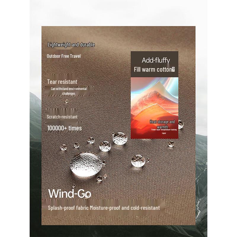 Wassup Sohot Men's American Eagle Faux Fur Hooded Winter Padded Jacket