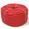 VidaXL Boat Rope Polypropylene 10 Mm 50 M Red