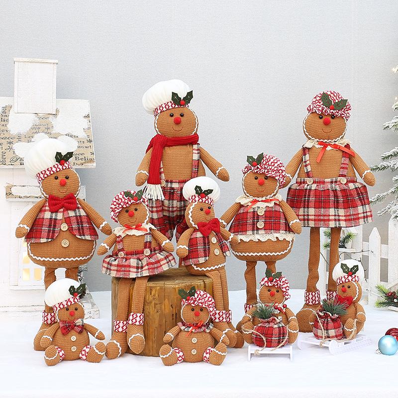 Christmas Gingerbread Man Doll - Festive Decor & Gift for Children