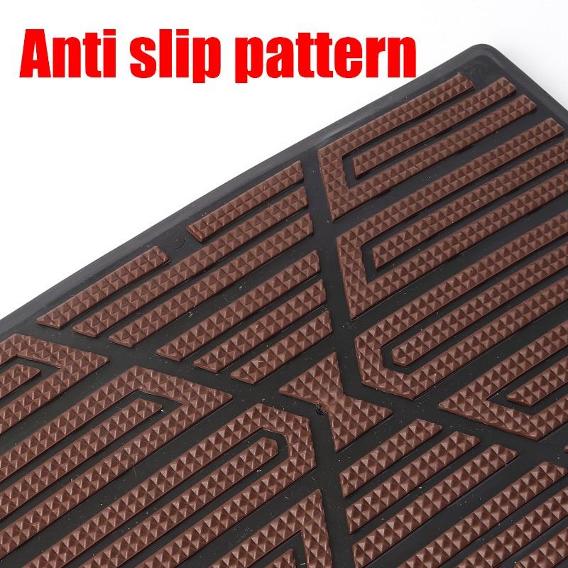 High-quality Plastic Car Foot Mat for Main Driver with A Meter Shaped Pedal Minimalist Interior Accessories Universal Floor Mats