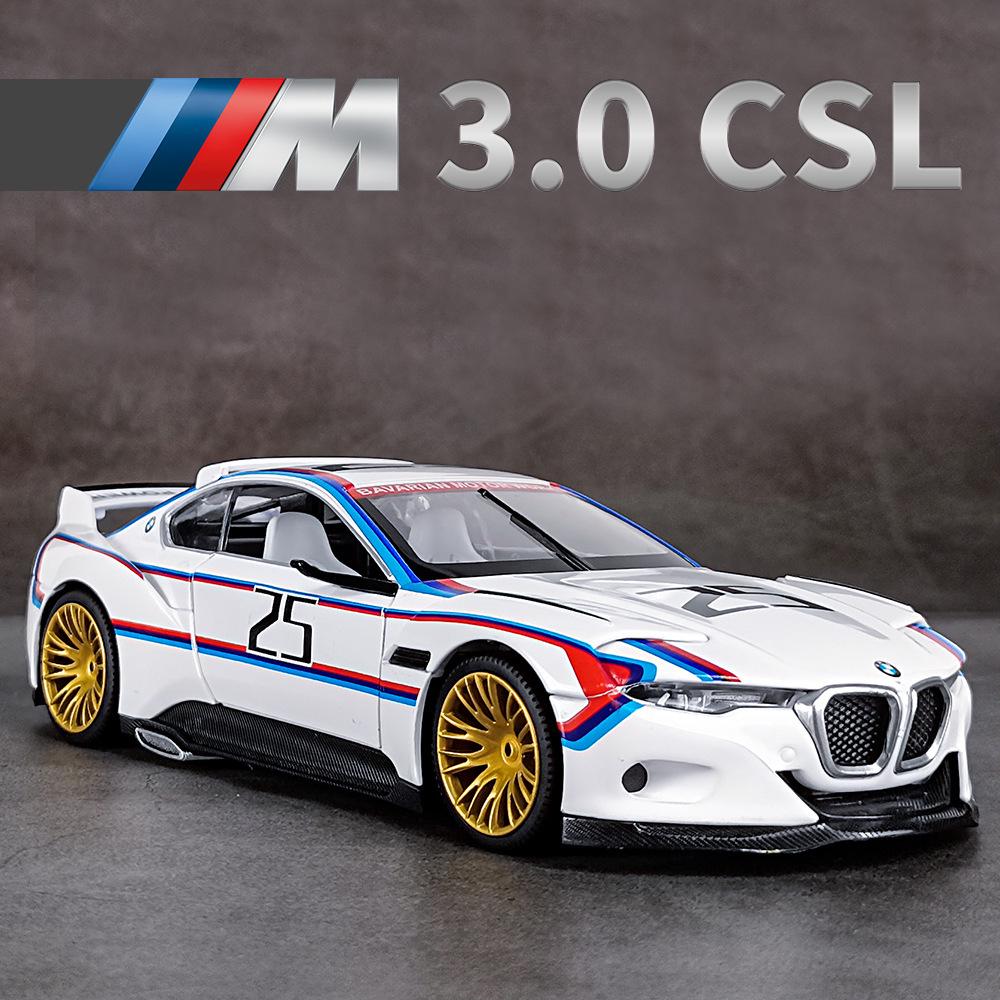 

BMW CSL 1:24 Alloy Car Model - Caipo CCA Toy Collection