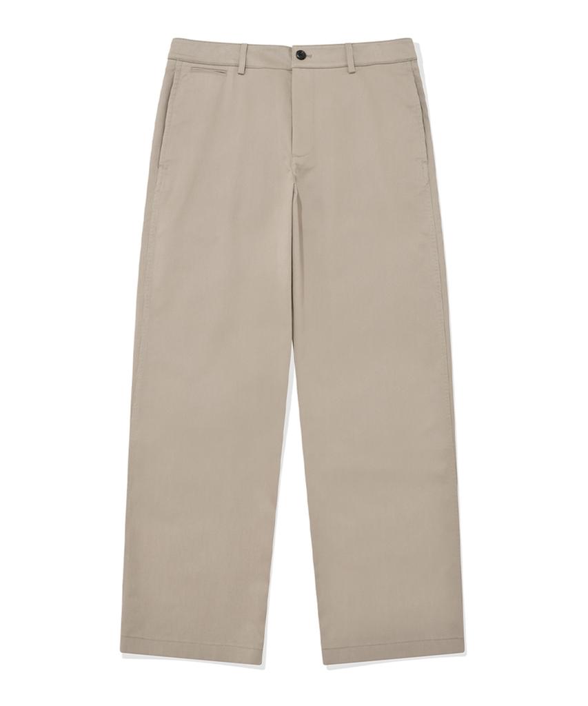 COVERNAT Semi-Wide Chino Pants Beige