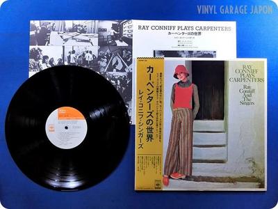 LP Record RAY CONNIFF & THE SINGERS - Ray Conniff Plays Carpenters SOPM129 CBS SONY 1974 Japan Obi Pop Used