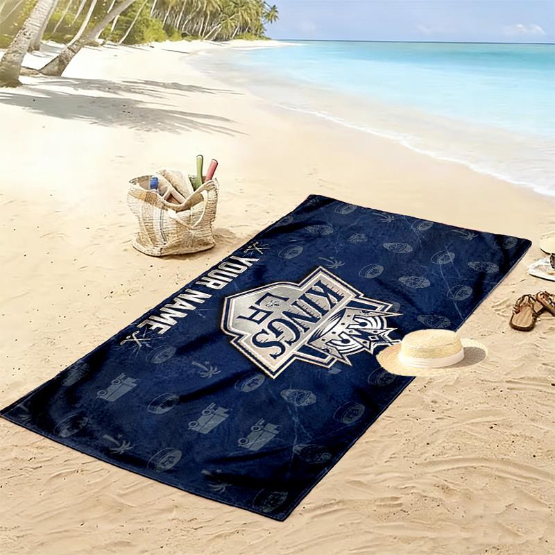 Los Angeles Kings Druck Strandtuch, Großes Weiches Schnelltrocknendes Handtuch für Strand Camping Schwimmen