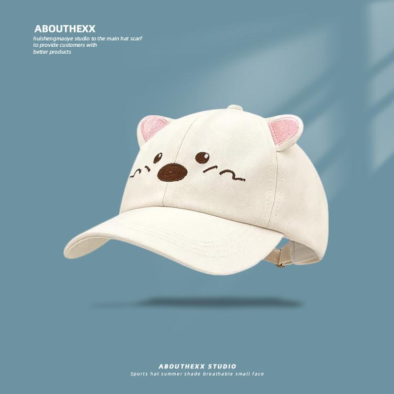 Nohara Shiro Cartoon Cotton Sun Hat With Breathable Design For Kids Summer Wear