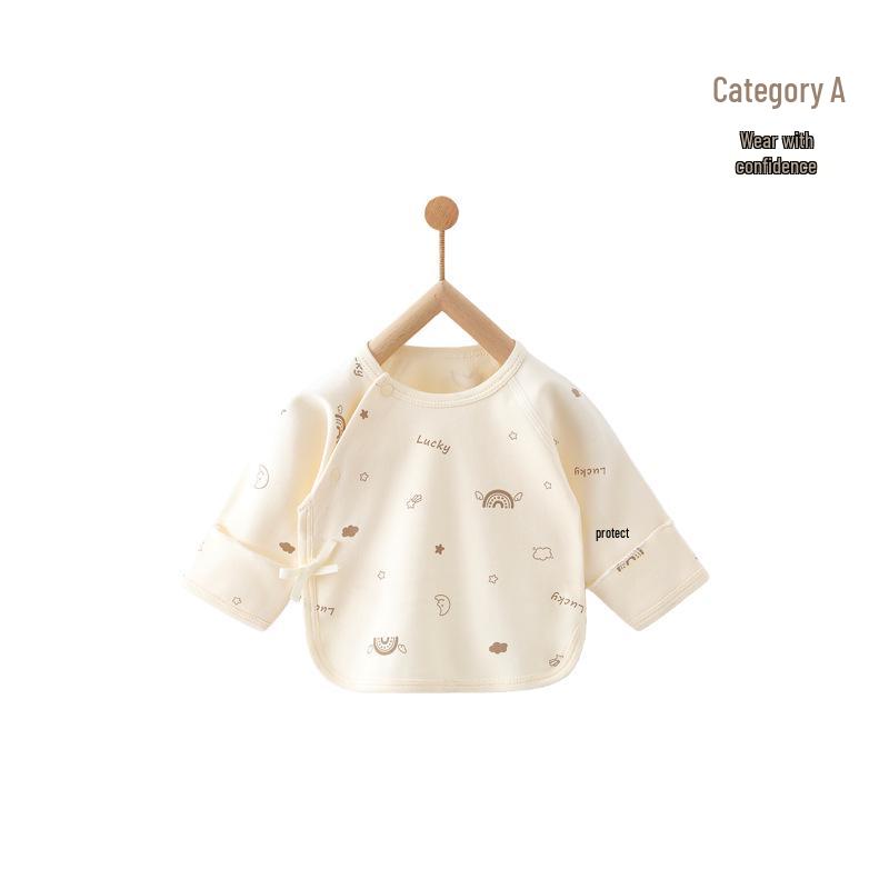 Neugeborenes T-Shirt aus reiner Baumwolle ohne Etikett – Frühling/Herbst Stil