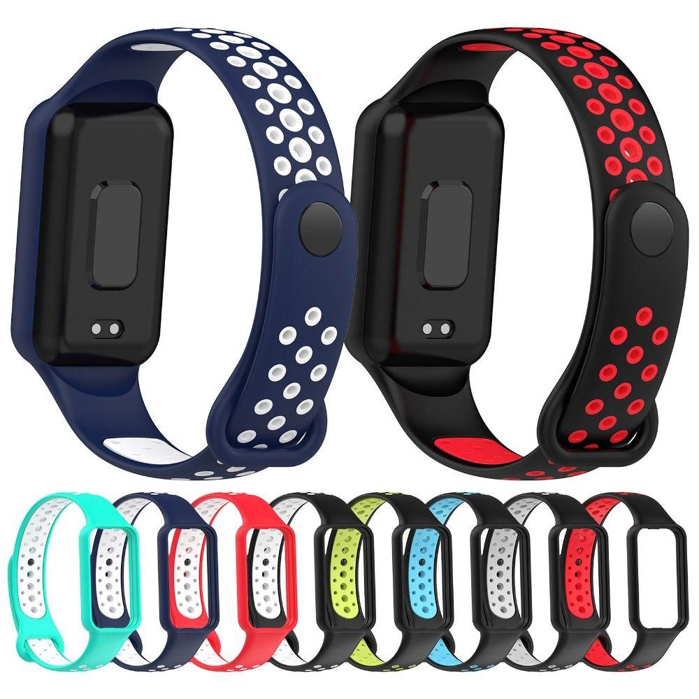 

Accessories Watchband Two-Color Smart Watch Silicone Strap Bracelet Replacement