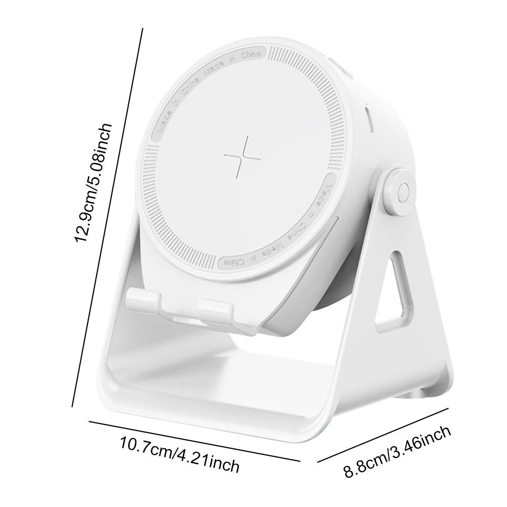 3 In 1 Small BT5.3 Speaker with Phone Holder Foldable Wireless Speaker Anti-Slip Tablet Stand BT Speaker for Home Office Bracket