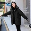 Women's Mid-Length Down Cotton Coat 2023: Hot Style, New Plus Size, Thick, Fashionable, Loose, Warm Cotton-Padded Jacket