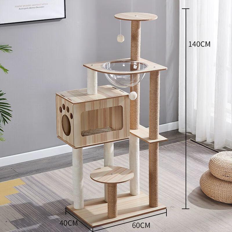 Cat Tree Condo with Space Capsule