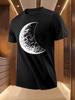 Summer Tshirt with Bold Moon Texture Print