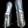 Medieval Knight Leg Armor 18 Gauge Steel Costume Protector LARP Cosplay Halloween Costume Best Gift