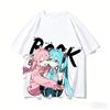 Bocchi der Fels! Anime-Liebhaber-Shirt Ganzjahreskleidung Persönlichkeit Kleidung Große Größen Unisex Neues Modell Paare Heißes Produkt Weich