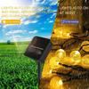 Solar Crystal Globe LED String Lights, 8 Modes IP65 Waterproof Fairy Garland, Solar Christmas Light for Garden Party Outdoor Decor