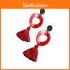 Earrings Boho Chic For Women Alloy Geometric Shape With Design Tassel