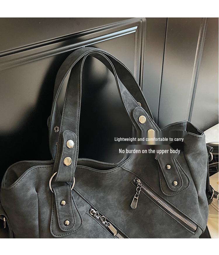 Neue Damen Mattierte Tragetasche & Umhängetasche mit großem Fassungsvermögen