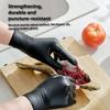 10/30/60/100PCS Disposable Black Nitrile Gloves for Household Use Latex-Free Powder-Free Cleaning Beauty Petcare Hair Dye Gloves