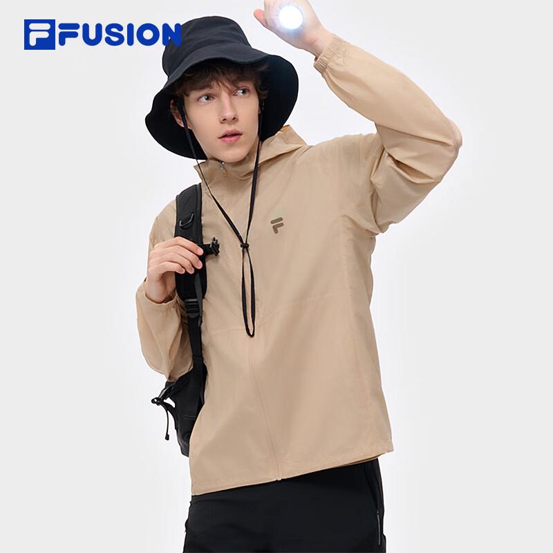 FILAFUSION Men's Summer Hooded Sun Protection Woven Jacket