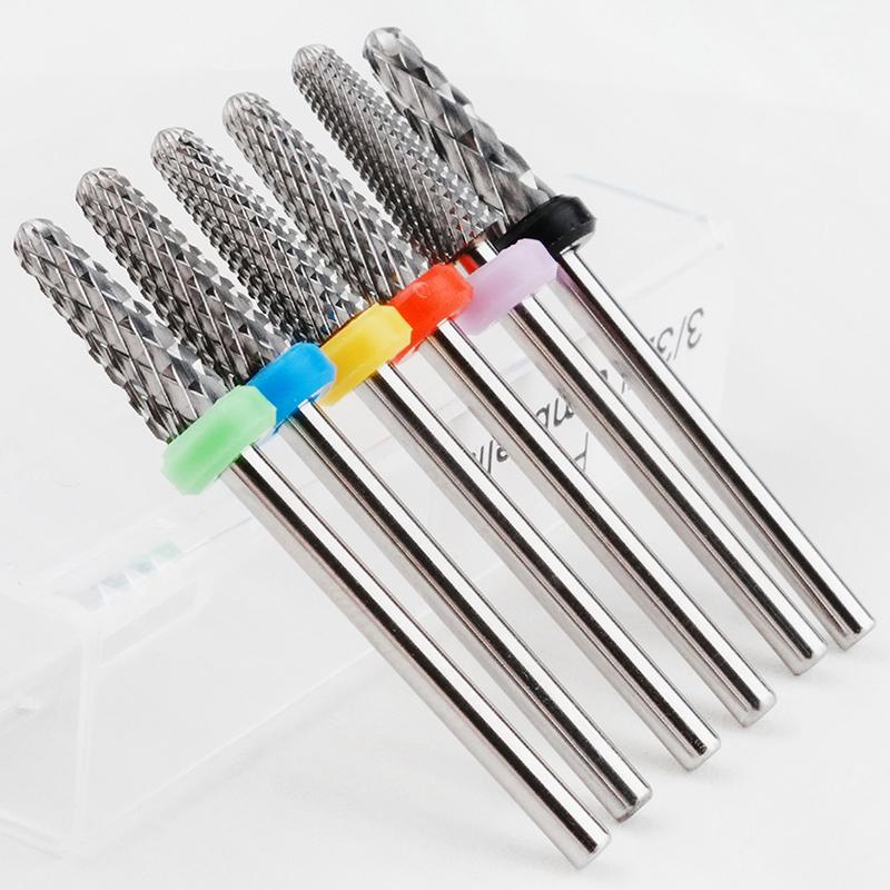Manicure Tungsten Steel Grinding Head Polishing Removing Manicure Tools Corn Head Dead Skin Grinding Machine Accessories