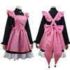 Cardcaptor Sakura Cosplay Costume, Sakura Kinomoto Cosplay Pink and Black Rei Ka Cat Outfit Full Set in Stock