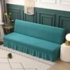 Copri Futon Elasticizzato Senza Maniche Con Gonna Jacquard Copri Divano Letto Futon Copridivano Copridivano Per Mobili Soggiorno Protettore