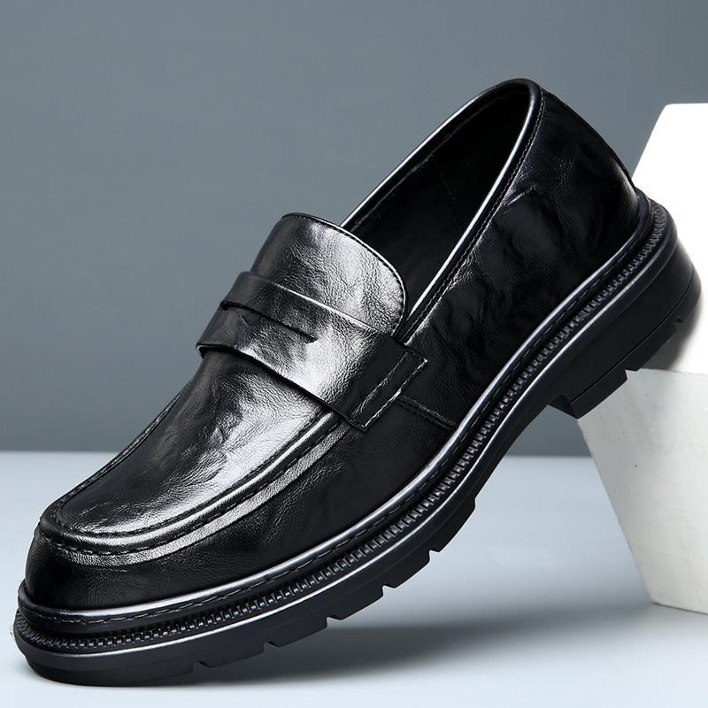 22 Spring New Casual Business Casual Foot Pull-On Comfortable Soft Face Formal Leather Shoes