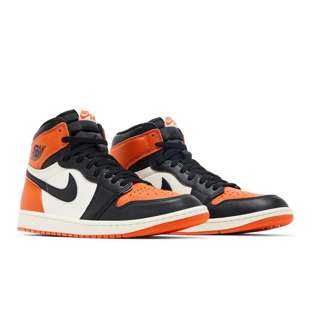 Air Jordan 1 Retro High OG 'Shattered Backboard' 2025 (Unisex) Black / Sail / Starfish Vintage Basketball Shoes DZ5485 008
