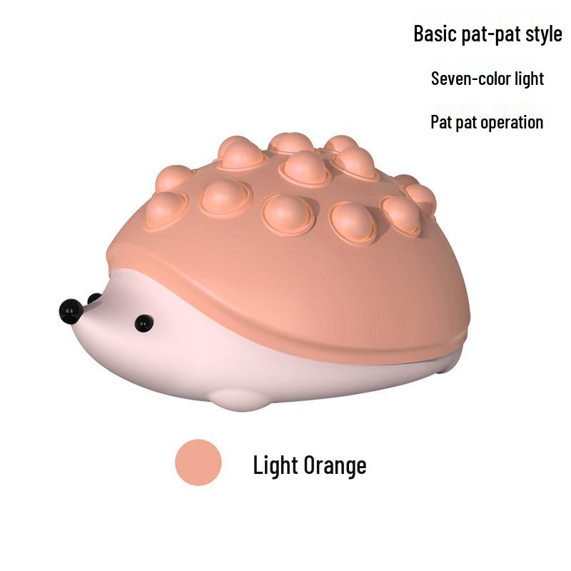 Little Hedgehog Rechargeable Color-Changing Silicone Night Light