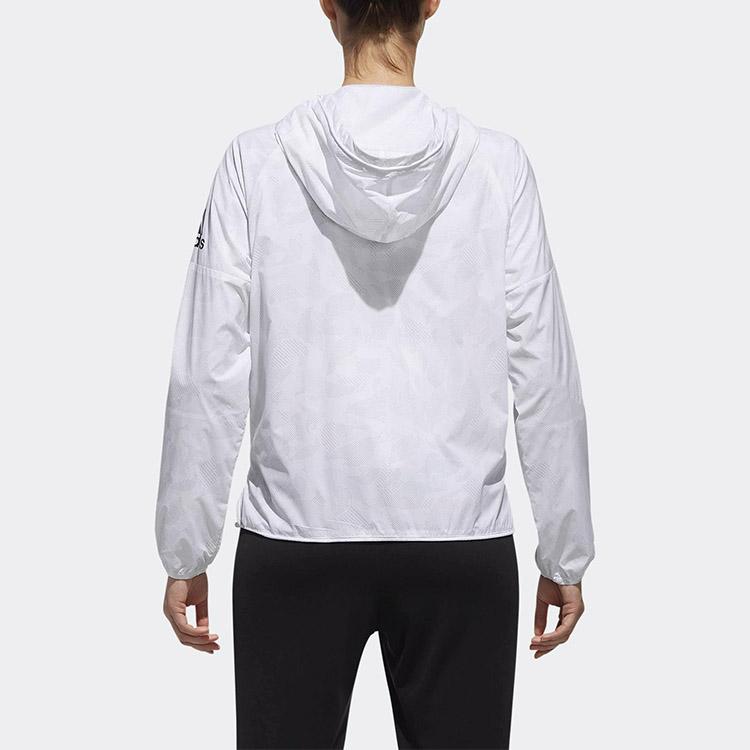 Adidas Running Hooded Woven Jacket Women Jacket White DM5256