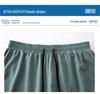 Unisex Quick-Dry Fake Two-Piece Summer Sports Shorts, Anti-Exposure, Running Three-Quarter Style