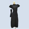 Single Product Variety Slim Fit below the Knee Knitting Bottoming Dress Women's Clothing Fall and Winter New Type Hip Skirt Long Dress