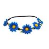 Unique Floral Wreath Daisy Hair Accessories Elastic Flower Headband Headwear For Festivals And Weddings Halloween Party