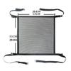 Adjustable Pet Isolation Net Car Rear Blocking Net Belt Press Lock Buckle Safe Odorless Child Safety Fence Interior Accessories