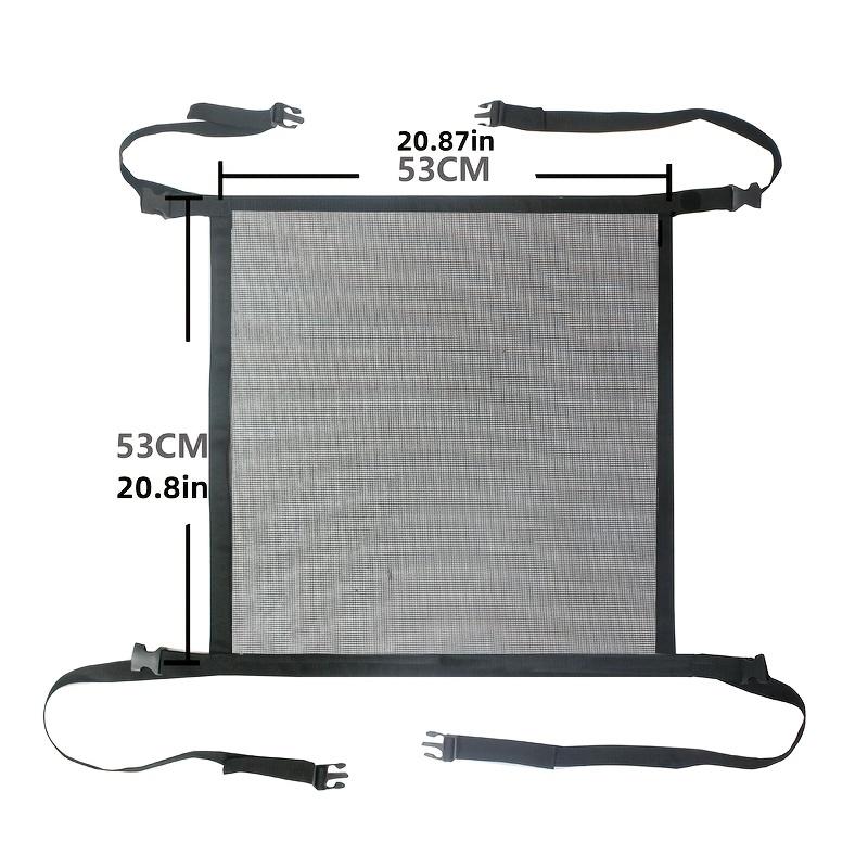 Adjustable Pet Isolation Net Car Rear Blocking Net Belt Press Lock Buckle Safe Odorless Child Safety Fence Interior Accessories