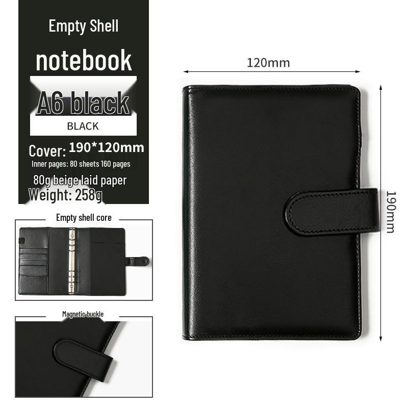 Korean-Style A6 Cute Loose-Leaf Notebook & Multifuntional Diary