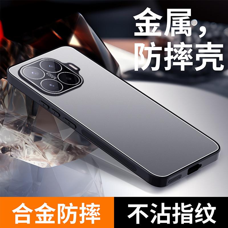 Applicable to Xiaomi 11T mobile phone case 11TPro protective case with lens film all-inclusive metal matte back plate anti-drop