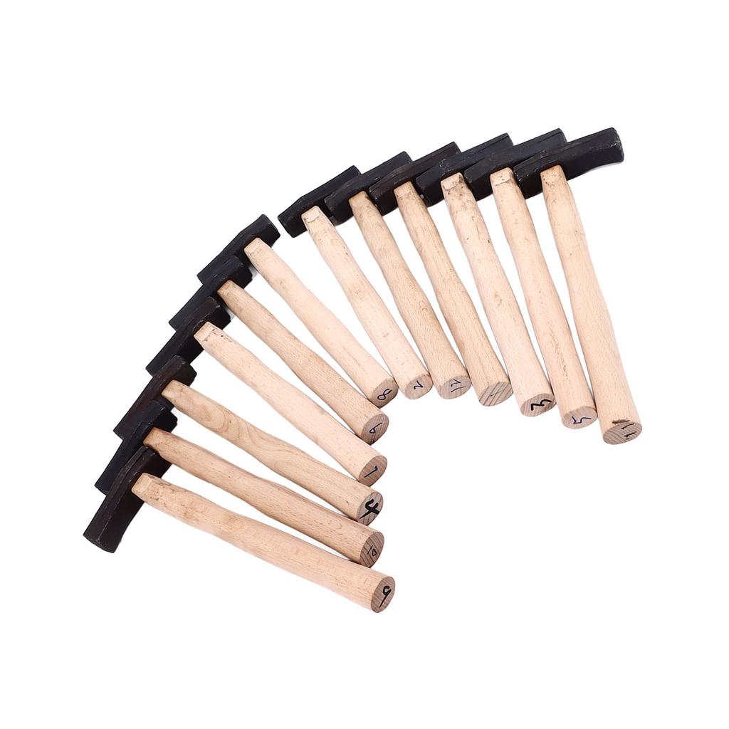 DIY Texturing Hammer Ergonomic Handle Metal Forming Texturing Hammer Tool for Gold Silver Copper