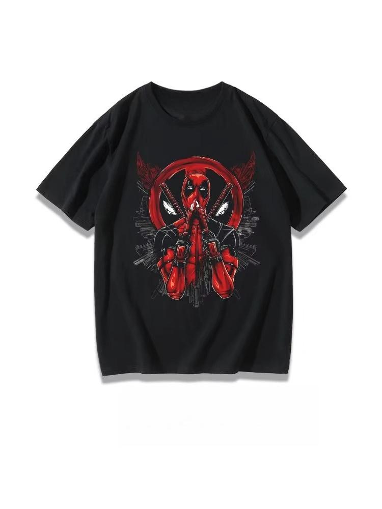 Deadpool 3 Joint Release Summer Cotton ShortSleeved and LongSleeved Unisexs TShirts