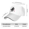 Custom Funny Halloween Cat What Baseball Cap for Men Women Adjustable Murderous Cat With Knife Dad Hat Outdoor