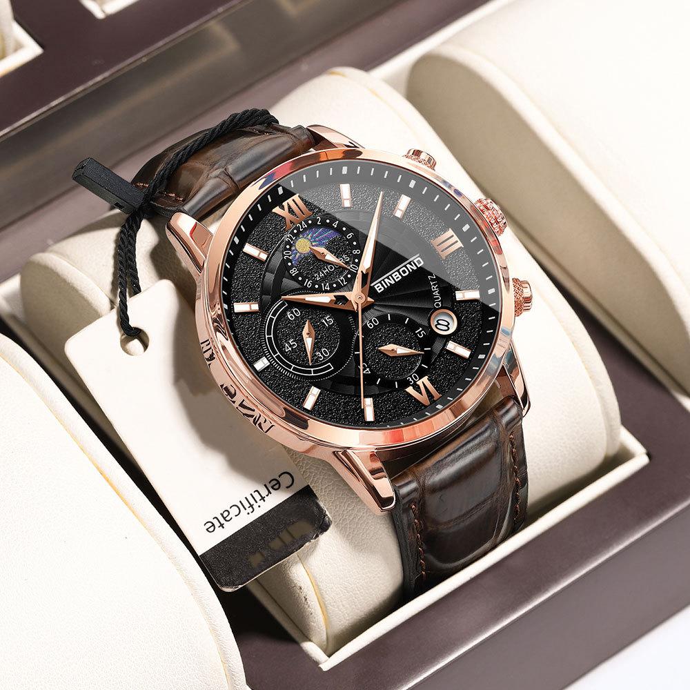 

Водонепроникні годинники для чоловіків. Модні спортивні кварцові хронографи. Чоловічі годинники. Розкішний чоловічий шкіряний військовий годинник найкращого бренду.