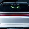 Solarbetriebene Auto-Innenbeleuchtung Teufelsaugenlicht für Windschutzscheibe, Fenster-Warnschild mit drei intelligenten Modi, LED-Atmungsauge-Dekor LED Digital