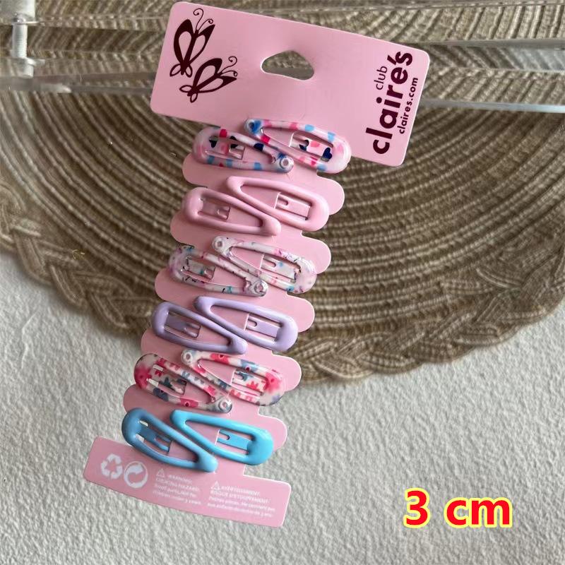 Kawaii Printed BB Clips Hairpins Set Women Children Girls Kid Hair Pins Barrettes Accessories Hairgrips Headdress Ornaments