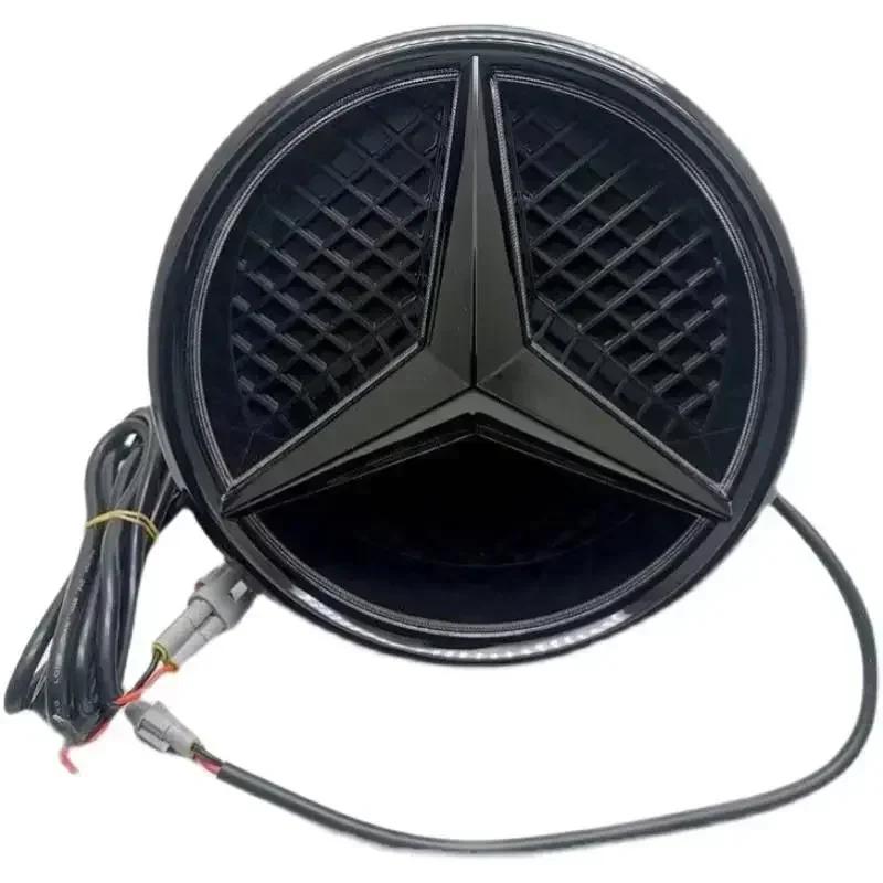 For Mercedes Benz White Blue Red Light Car Front Grilled Star Emblem LED Illuminated Logo for Mercedes Benz W205 W212 W213 W204