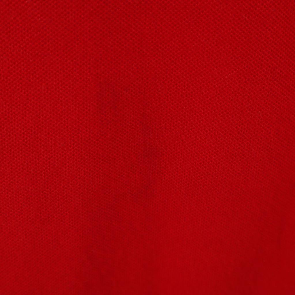 Lacoste Made In Japan Short Sleeve Polo One Piece 40 Red Kanoko Fabric Women Used