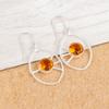 Natural Citrine Gemstone 925 Sterling Silver Jewelry Handmade Earrings 2.00" EE-52-6