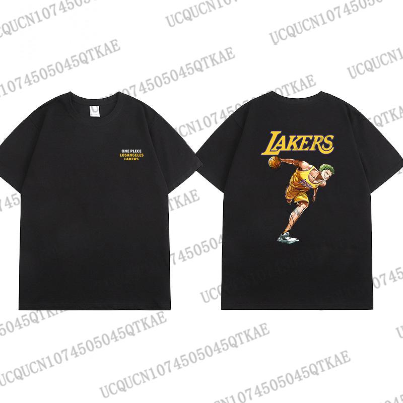 

Футболка з коротким рукавом Lakers Joint Зв язок Ніч Лейкерс Чиста бавовна Чоловіча та жіноча Великого розміру Косплей Футболка L