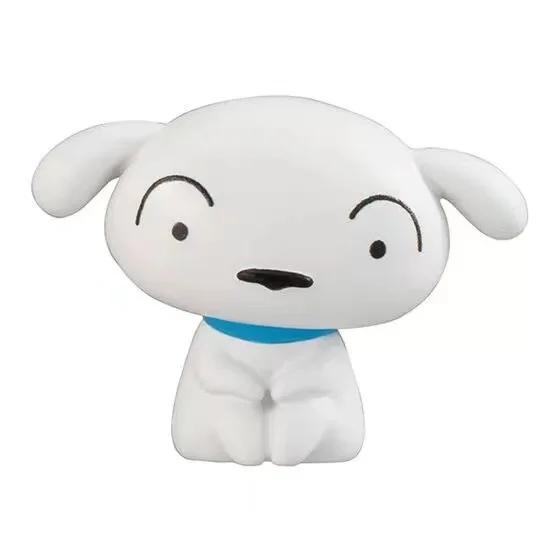 Japanese Genuine Gacha Scale Miniature Crayon Shin-chan Sitting and Waiting Boochan Sakurada Nee Shin-chan Action Figure Playthings 5cm